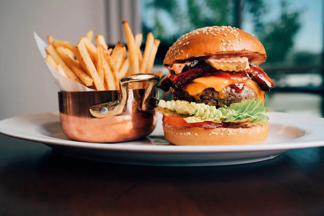 Favorite Bistro's Burger And French Fries