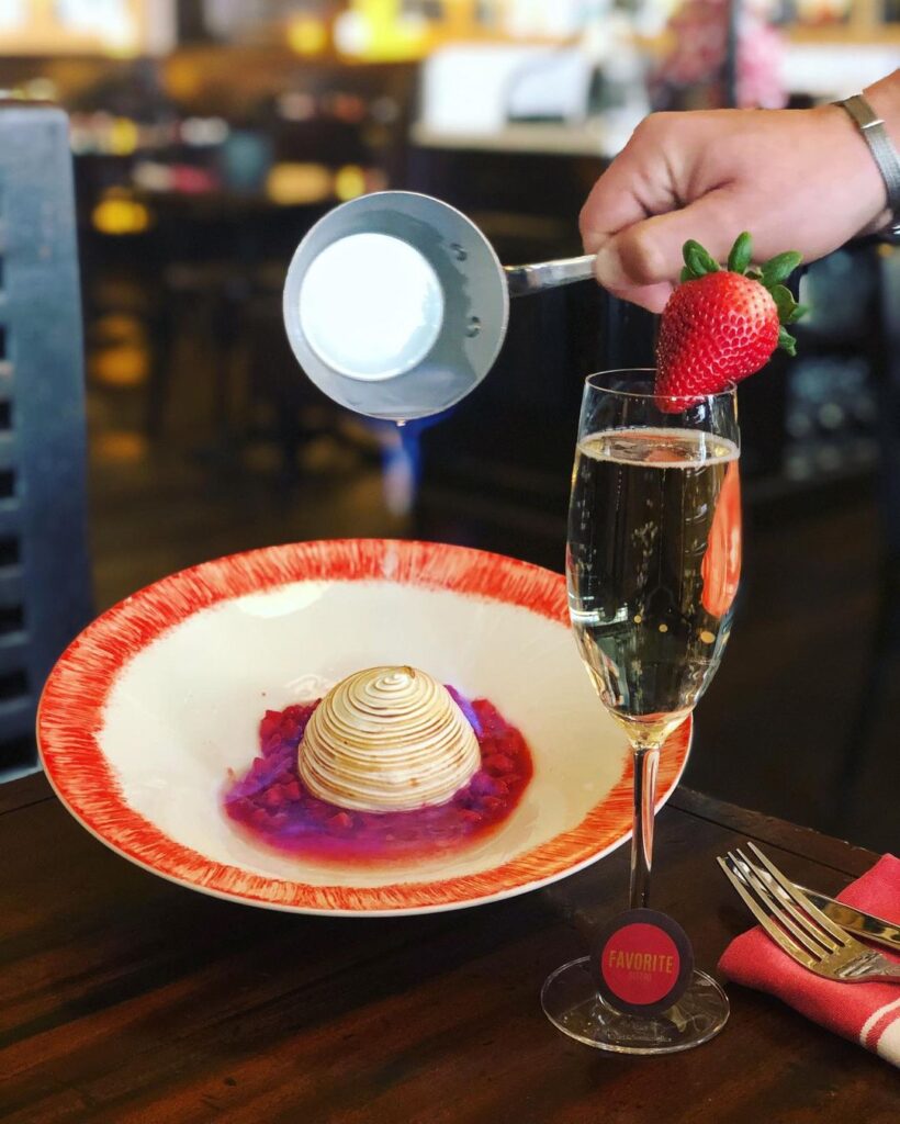 Strawberry Baked Alaska